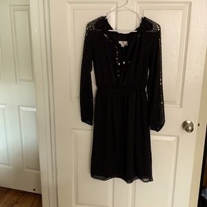 Altuzarra Target Dress Black with Gold Accents